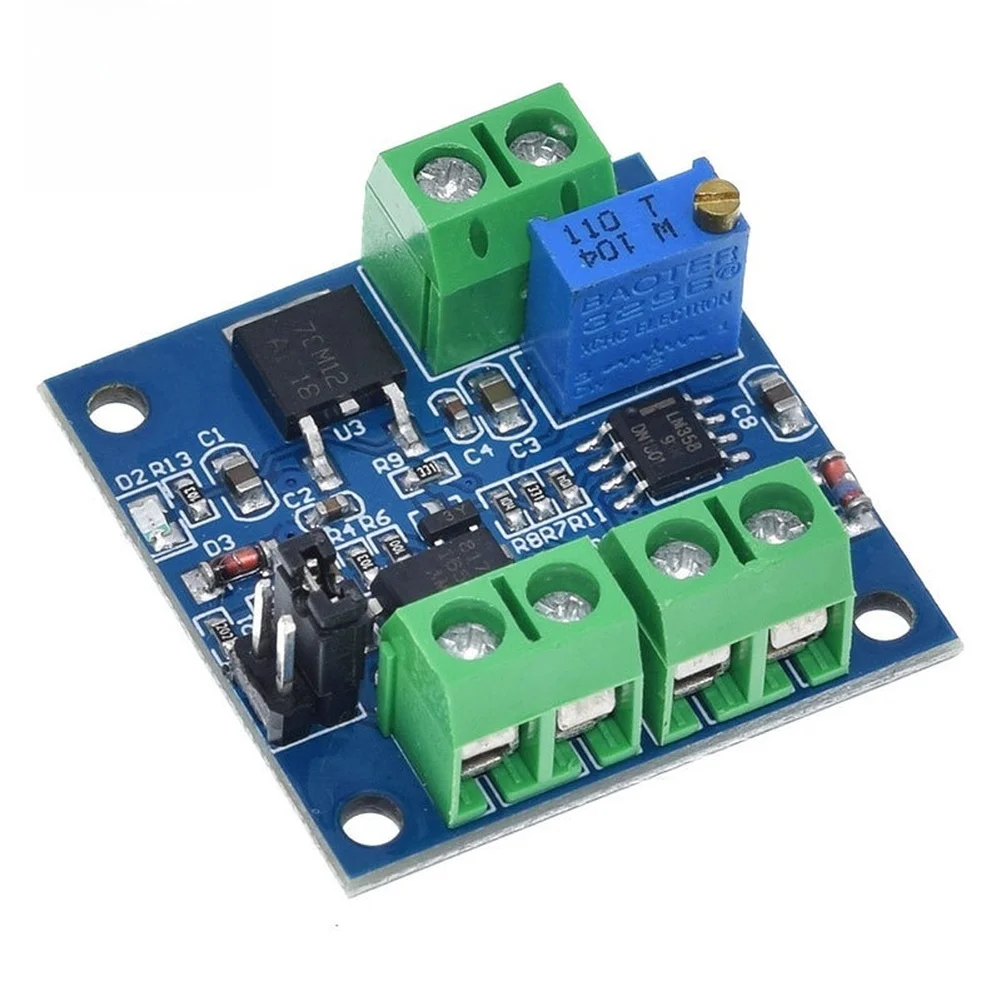 For PWM to Analog Voltage Converter Module for 0-10V Output with Clear Pin Labels VCC GND VIN and For PWM Input