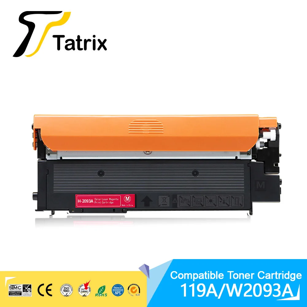 Tatrix For hp 119A Compatible Toner Cartridge W2090A W2091A W2092A W2093A For HP Color Laser 150a/150nw MFP 178fnw/ MFP 179fnw