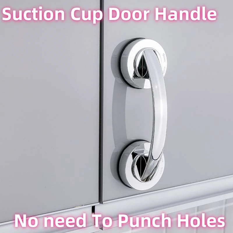 

Indoor Door Suction Cup Door Handle Refrigerator Wardrobe Drawer Bathroom Safety Grab Bar Glass Sliding Door Without Punching