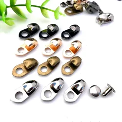 10 Sets Boot Hooks Lace Fittings With Rivets Camp Hike Climbing Repair Carabiner Shoelace Buckles Non-slip Stopper Clamp Accesso