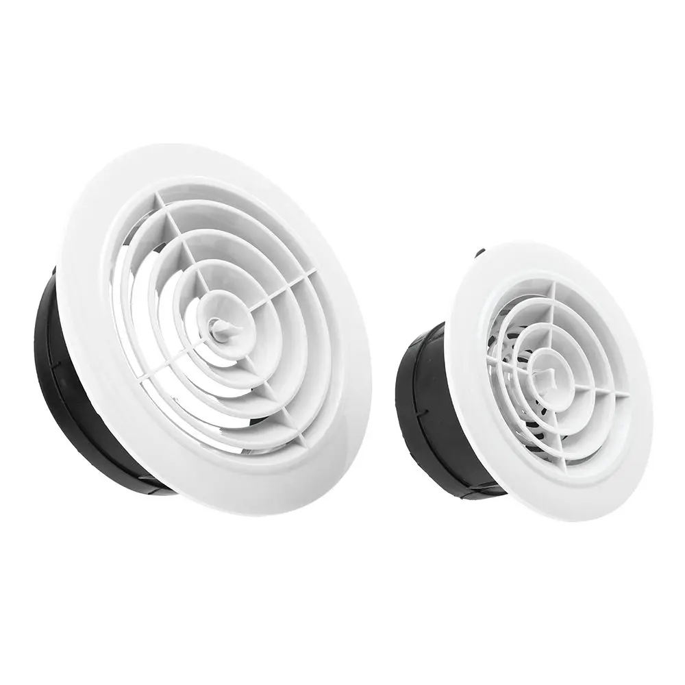 Various Shapes  Air Vent Extract Valve Grille Air Circulation Vents Cover 100/150mm Round Ducting Ventilation Cover Accessories