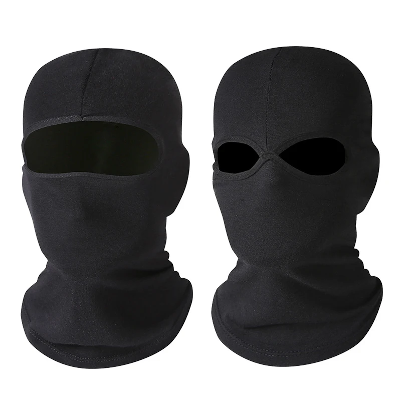 New 1pcs  Motorcycle Full Face Mask Men Women Wargame Cycling Ski Snowboard Wind Cap Winter Warm Neck Black Bike Outdoor