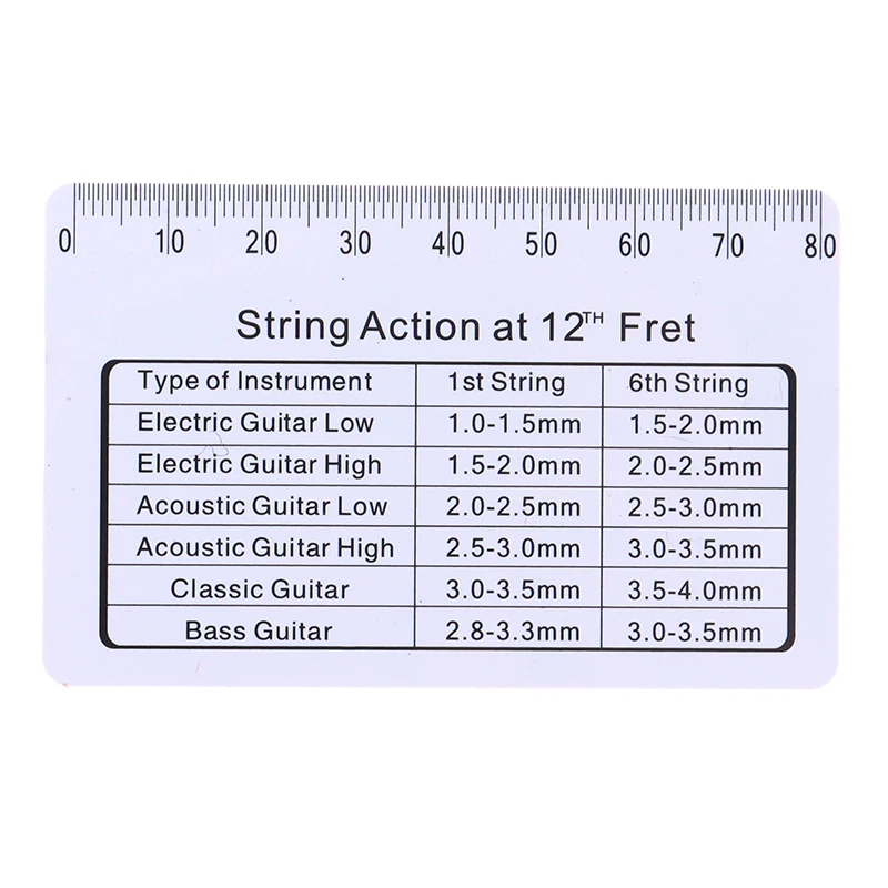 Guitar Accessories Gauge Ruler Electric Guitar Tool For String Instruments