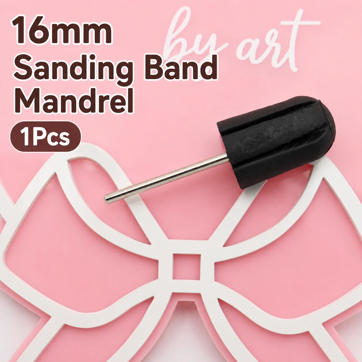 1Pcs Nail Drill Mandrel Holder E-File Sanding Band Shaft Cap for Manicure Pedicure Nail Sanding Machine Accessory