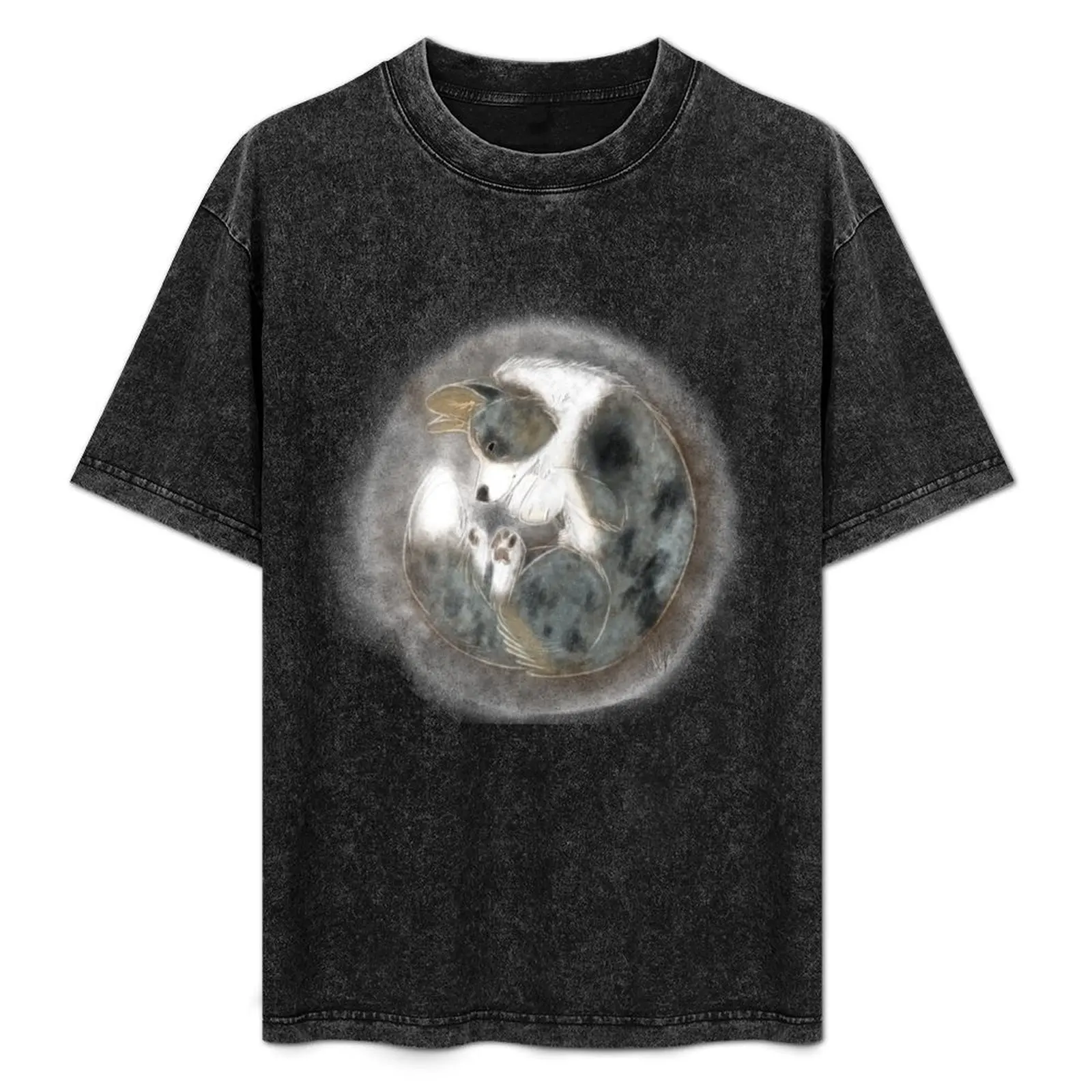 Pastel Cardigan Welsh Corgi - Blue T-Shirt No Iron Casual Short Sleeve Top