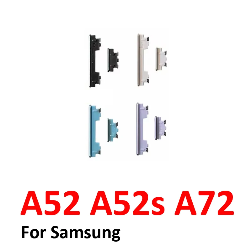 Phone Power Volume Button For Samsung Galaxy A52 A52s A72 LTE 5G New On Off Up Down External Key Internal Flex Cable Parts image 3