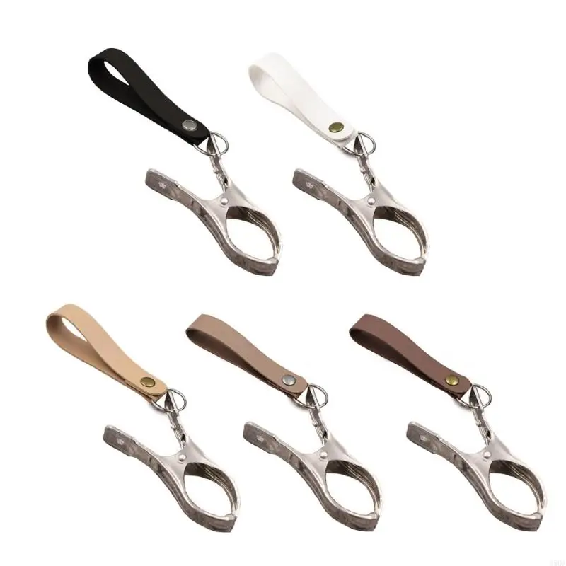 

D5QA Strollers Shoe Retainer Clip Metal Hook Easy To Use Multiple Color Travel Essential for Outdoor Activity