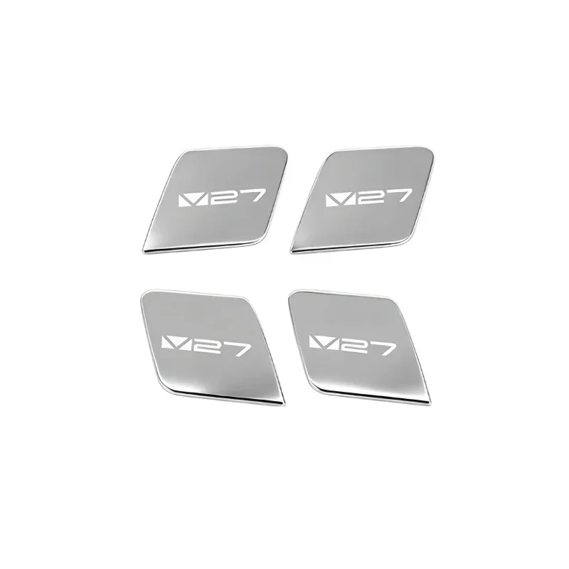 Car Stainless Steel Interior Door Bowl Protector Sticker Fit for Chery ICAR V27 Modified Car Interior Door Bowl Protective Board