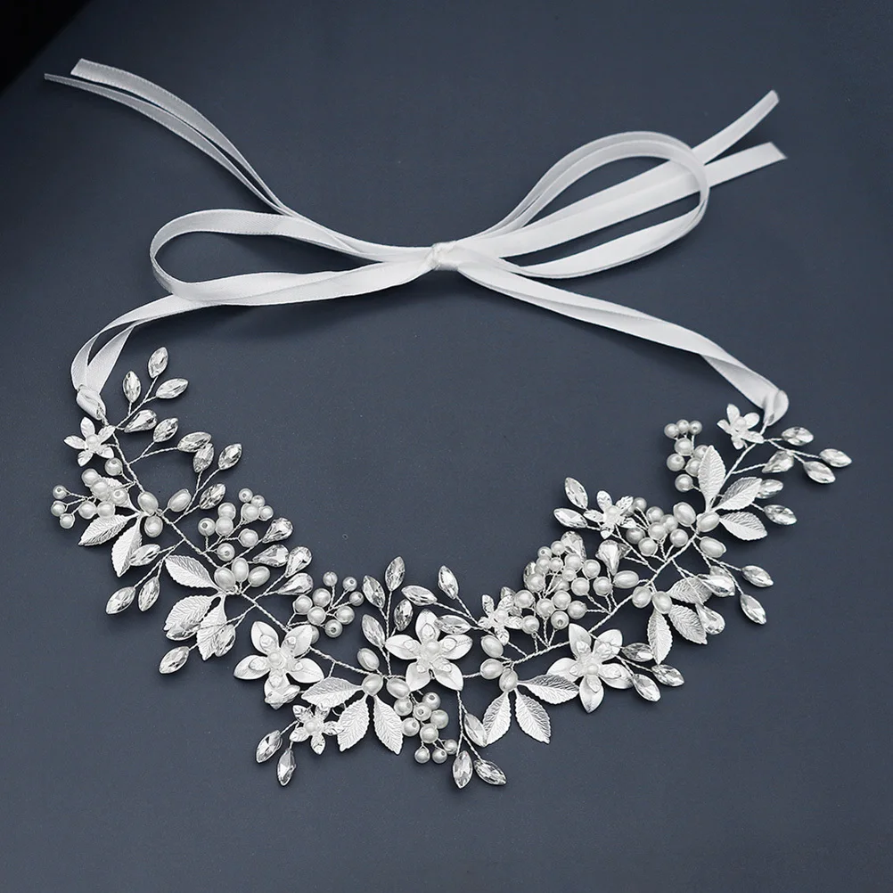 

Retro Bride Hairband Bridal Accessory Headband for Wedding Flower Headbands Vintage Decor Floral Accessories Women