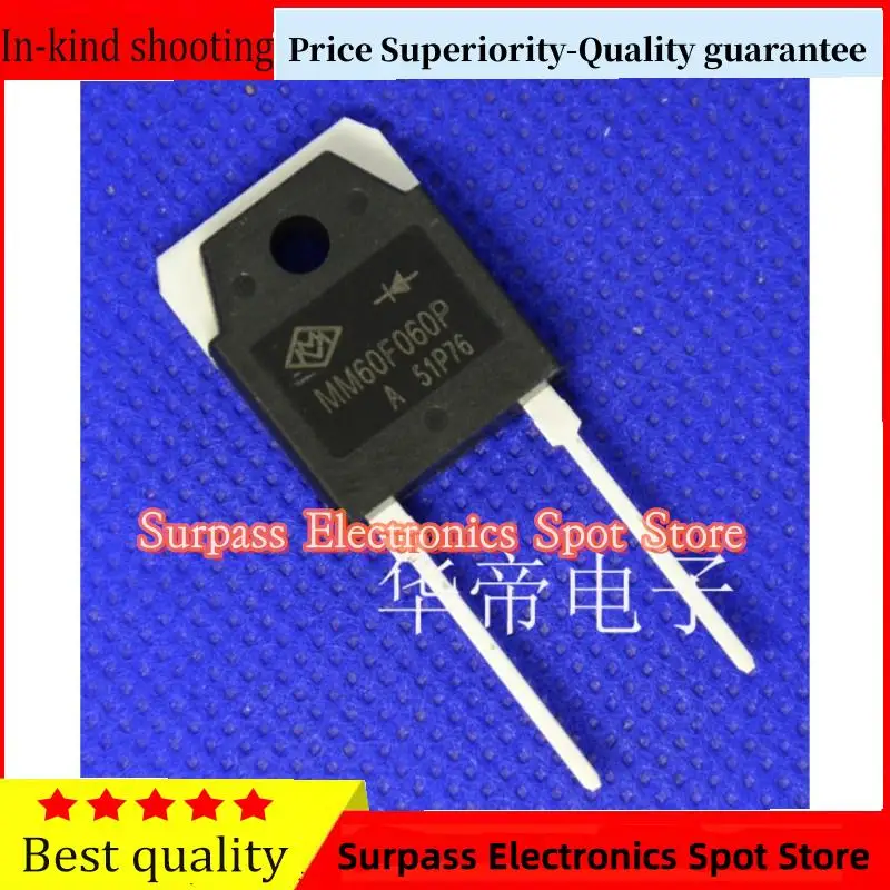 

10PCS-100PCS MM60F060P MM60F060 DSEI60-06A 60A600V Price Superiority-Quality guarantee