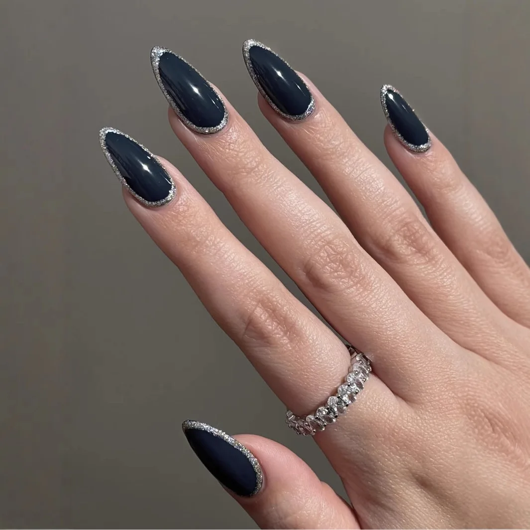 

Nail Sticker Armor Sparkle Powder Ins Art Finished Removable Decorative Nail Design