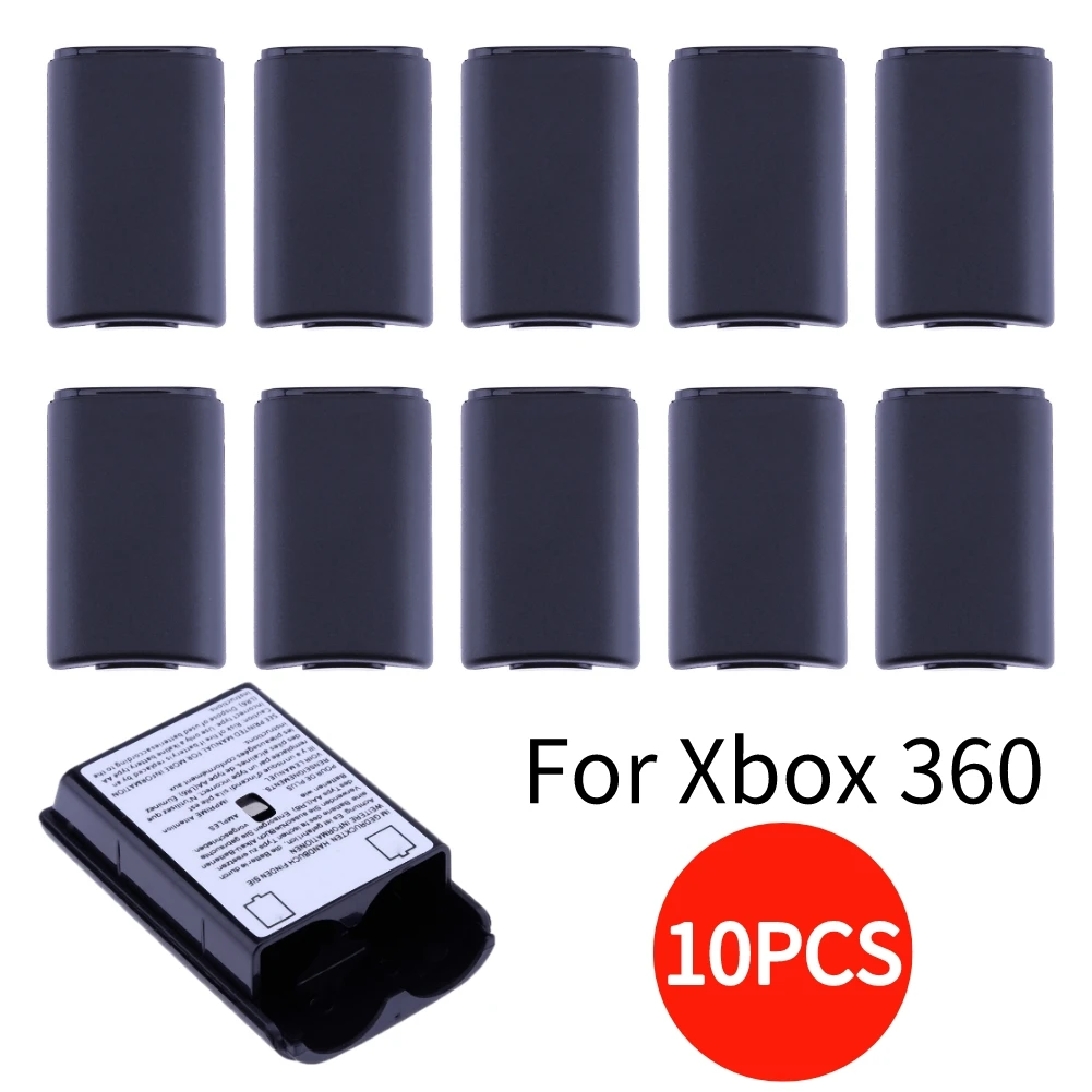 1-10pcs AA  Battery Back Cover For Xbox 360 Wireless Controller Battery Case Cover For Xbox360 Gamepad Joystick Game Accessory