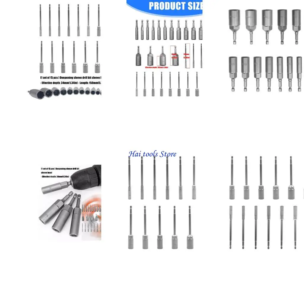 

X37e Professional Deep Docket Set High Pelle Steel Hexagonal Shank для автоматического ремонта