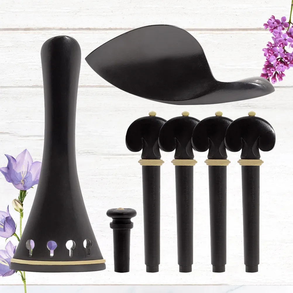 

Сменные штифты для подбородочного упора скрипки, набор для самостоятельной установки, Milisten, черные, для подбородочного упора