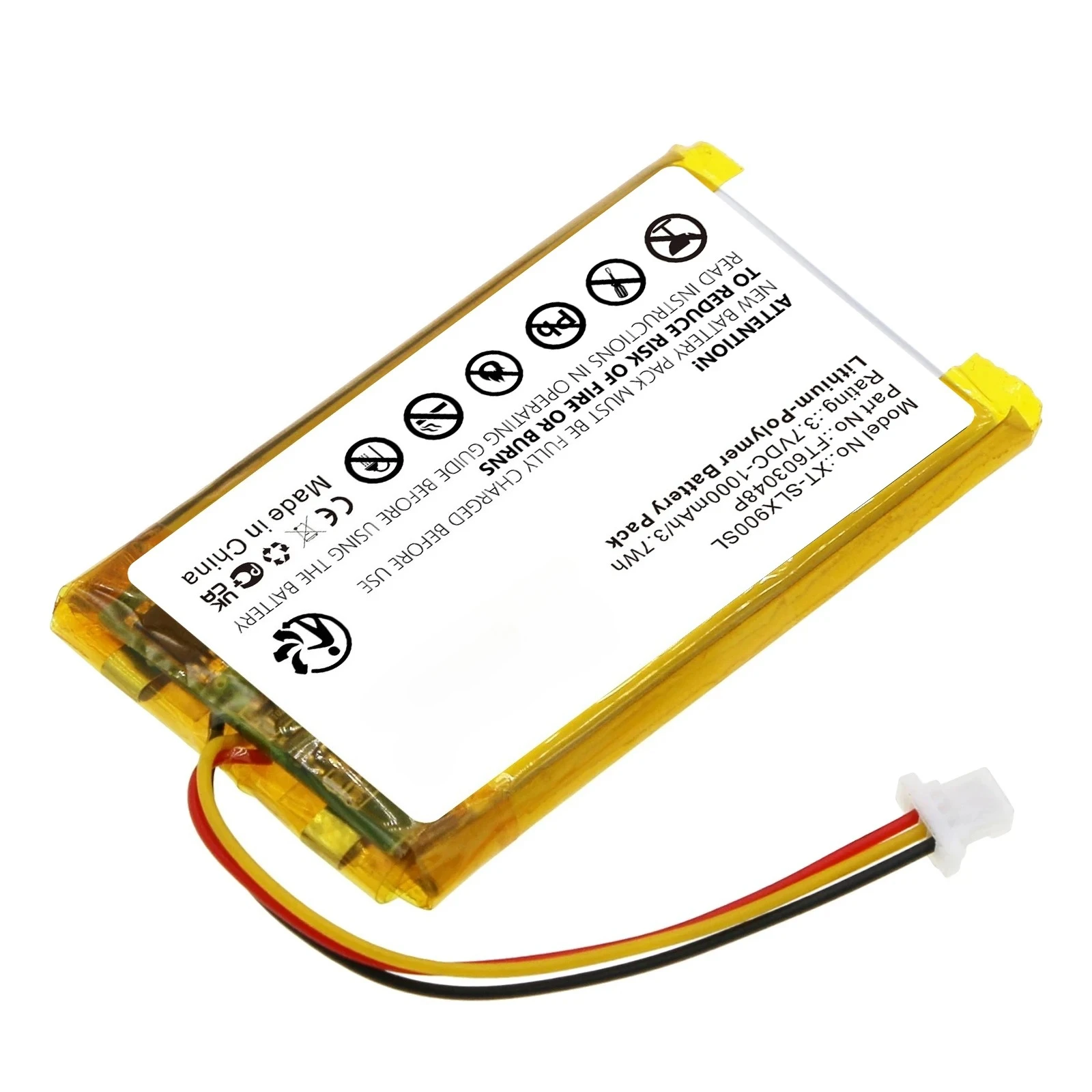1000mAh Replacement Wireless Headset battery FT603048P for SteelSeries Arctis PDP LVL50, Arctis 9X +TOOL 3.7V