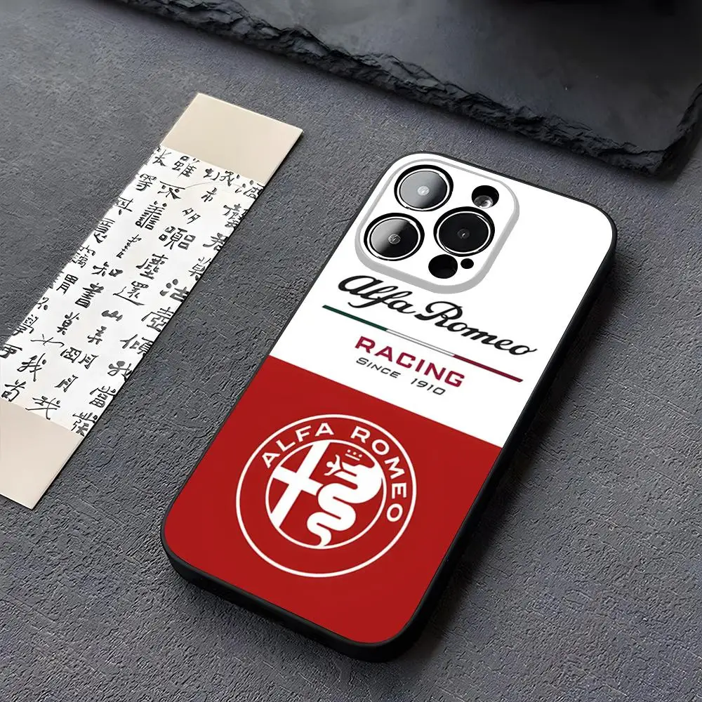 A-alfas R-RomeoES Auto-Handyhülle für iPhone 14 13 17 16 11 15ProMax 12 Pro Max Mini Xr Xs Plus Schutzhüllen