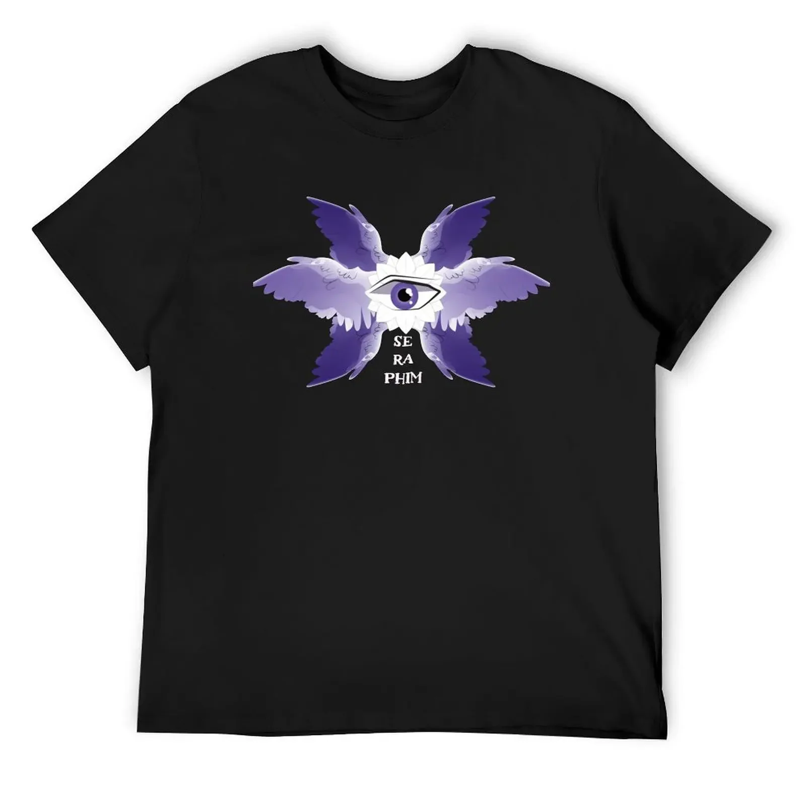 Purple Seraphim T-Shirt heavyweights anime clothes tops mens t shirts