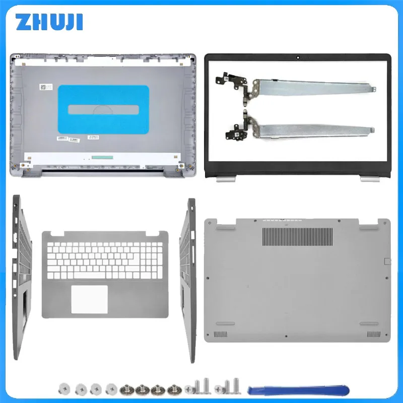 

New For Inspiron 15 5593 Laptop LCD Back Cover Front Bezel Hinges Palmrest Bottom Case Upper Top Cover 032TJM 0V5JHC