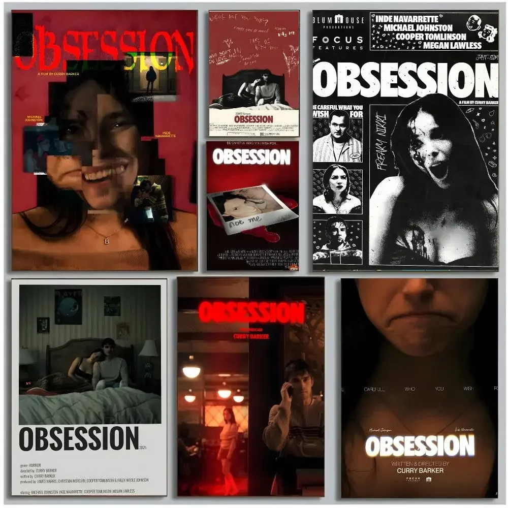 Dark Fiction O-Obsession Poster Modern Wall Art Bedroom Living Room Print Unframed