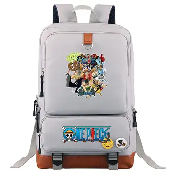 Anime One Piece Luffy tištěný unisex batoh velká školní cestovní taška pro studenty dospívající taška na notebook ipad chlapci 8 nejlepší prodej mochila chopper one piece - №4