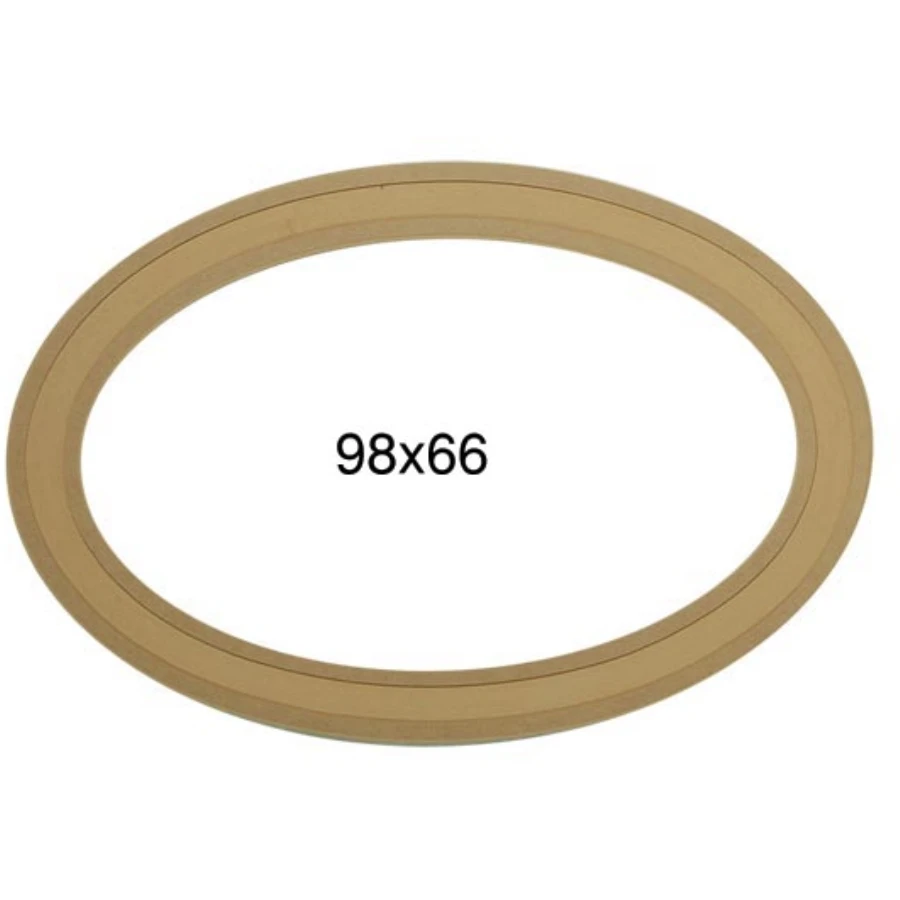 AY172 Big Oval Mosaic Mirror Frame, Mdf Unpainted Frame