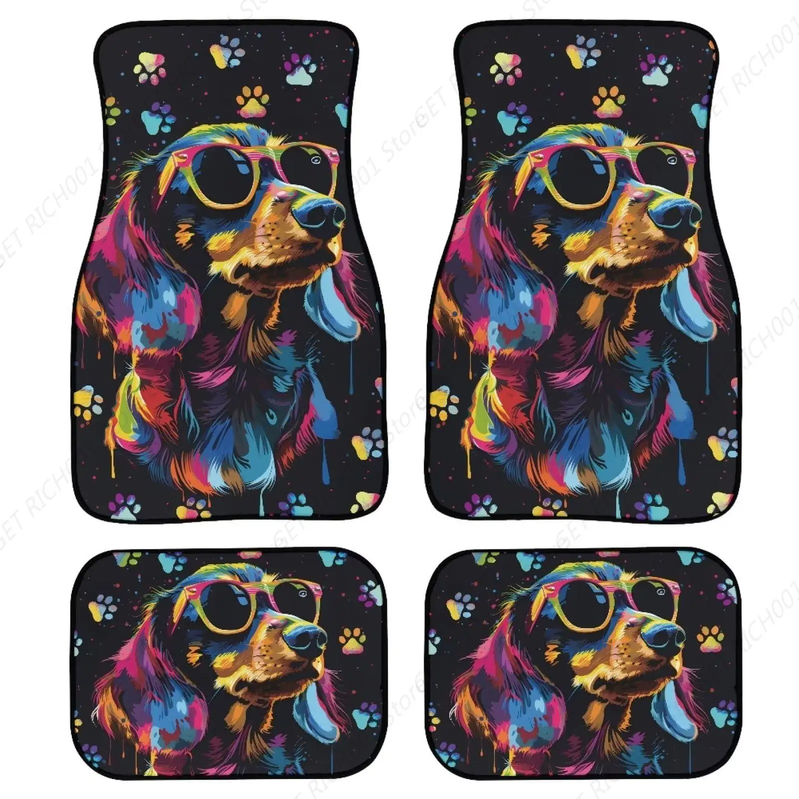 

Gafas Sol Con Pata Perro Salchicha, Alfombra Antislizante Para Coche, Ajuste Universal, Juego Alfombrillas Para El Suelo L Co