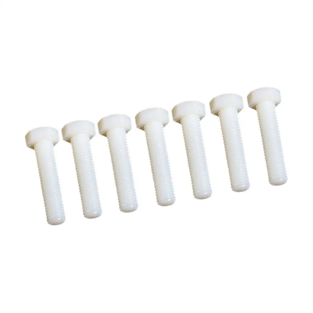 Plastic Screws Hex Head Cap Bolts Set Assorted Screws Kit for Home Improvement Carpentry and Auto Repair