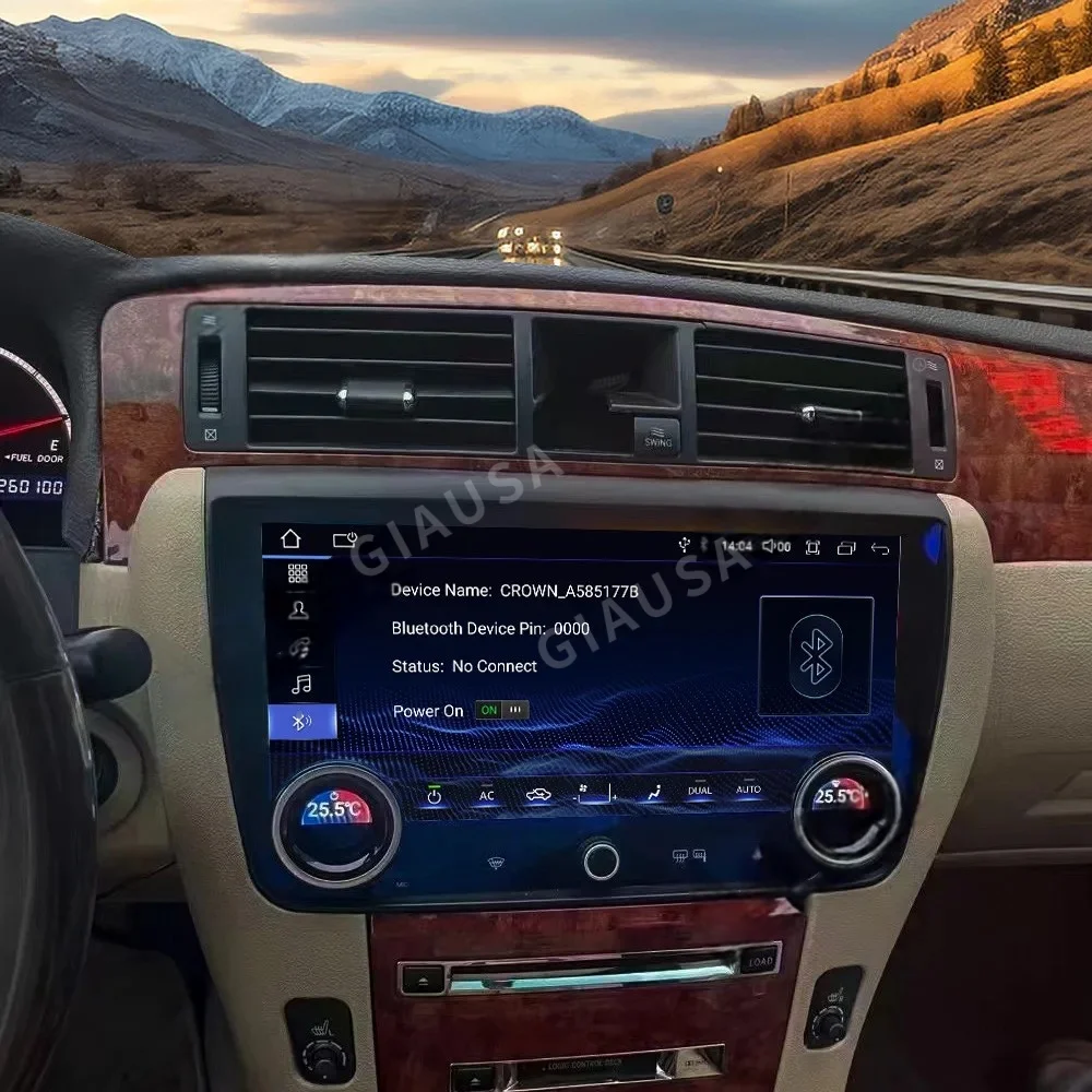 

Android 14 For Toyota Crown 05-09 Touch Car 12'' Screen GPS Navigation Carplay Car Radio DSP BT Multimedia Player 4G GPS WIFI