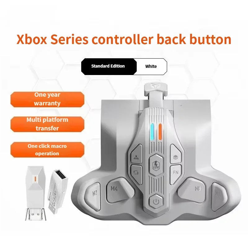 

Warframe x Back Key Wireless Receiver Xbox Series Controller Dedicated Back Key Macro Controller Accessory