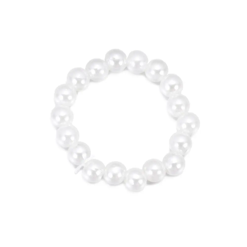 Collar Goth Pearl Choker Beads Necklace Neck Chain Pearl Necklace Earrings Doll Accessories