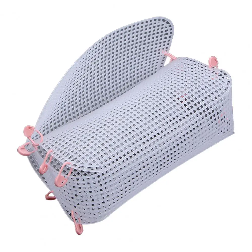 Tas rajutan hemat tenaga kerja kerajinan lembar kanvas tas rajut fleksibel putih membuat tas lembar kanvas