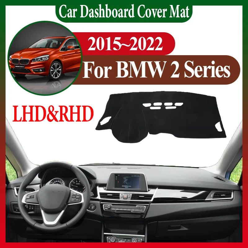 

Auto Parts For BMW 2 Series 2015~2022 2020 2021 Active Tourer F45 Gran Tourer F46 Car Dashboard Dashmat Center Console Dash Mat