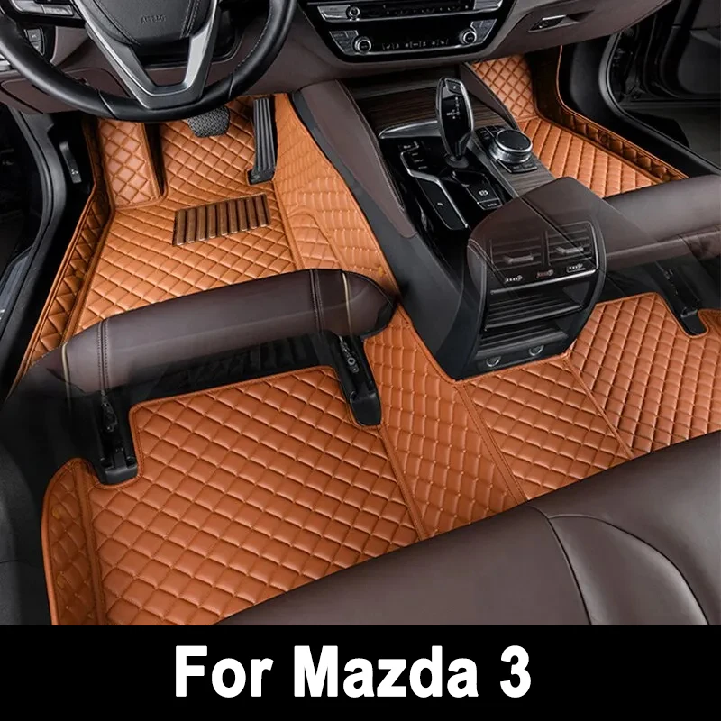 

Автомобильные коврики для Mazda 3 2006 2007 2008 2009 2010 2011 2012 на заказ, автомобильные подушечки для ног, ковер, аксессуары для интерьера