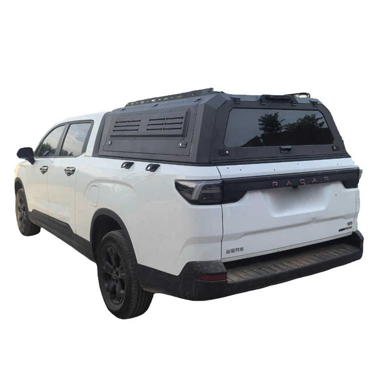 

High Quality Wholesale Aluminum Alloy Pickup Truck Camper Canopy Top Waterproof Anti Rusted Hard Top Cover for RADAR RD5 RD6