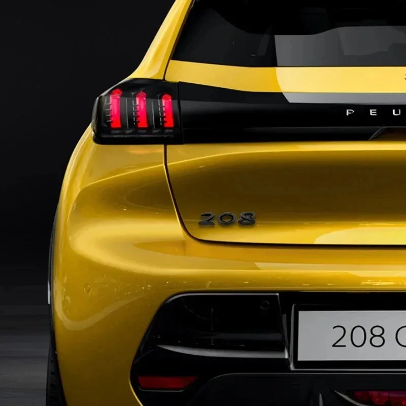 Car Trunk Metal Logo Sticker High-quality Anti-falling Exterior Accessories Suitable for Peugeot 206 207 208 301 307 308