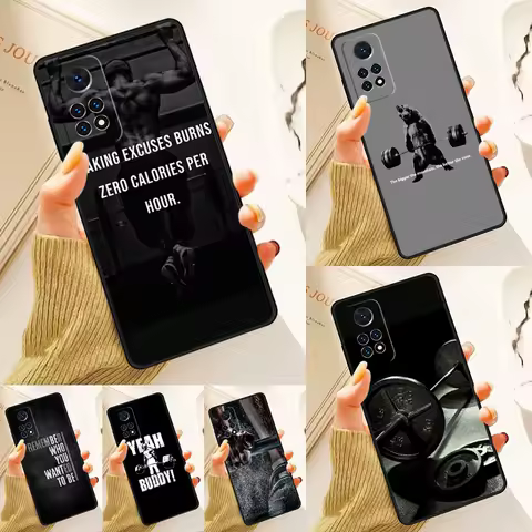 Workout Motivation fitness Gym quotes Case For Samsung Galaxy S24 Plus S23 S20 S21FE Lite S22 Ultra Note 20 S9 S10 Phone Coque
