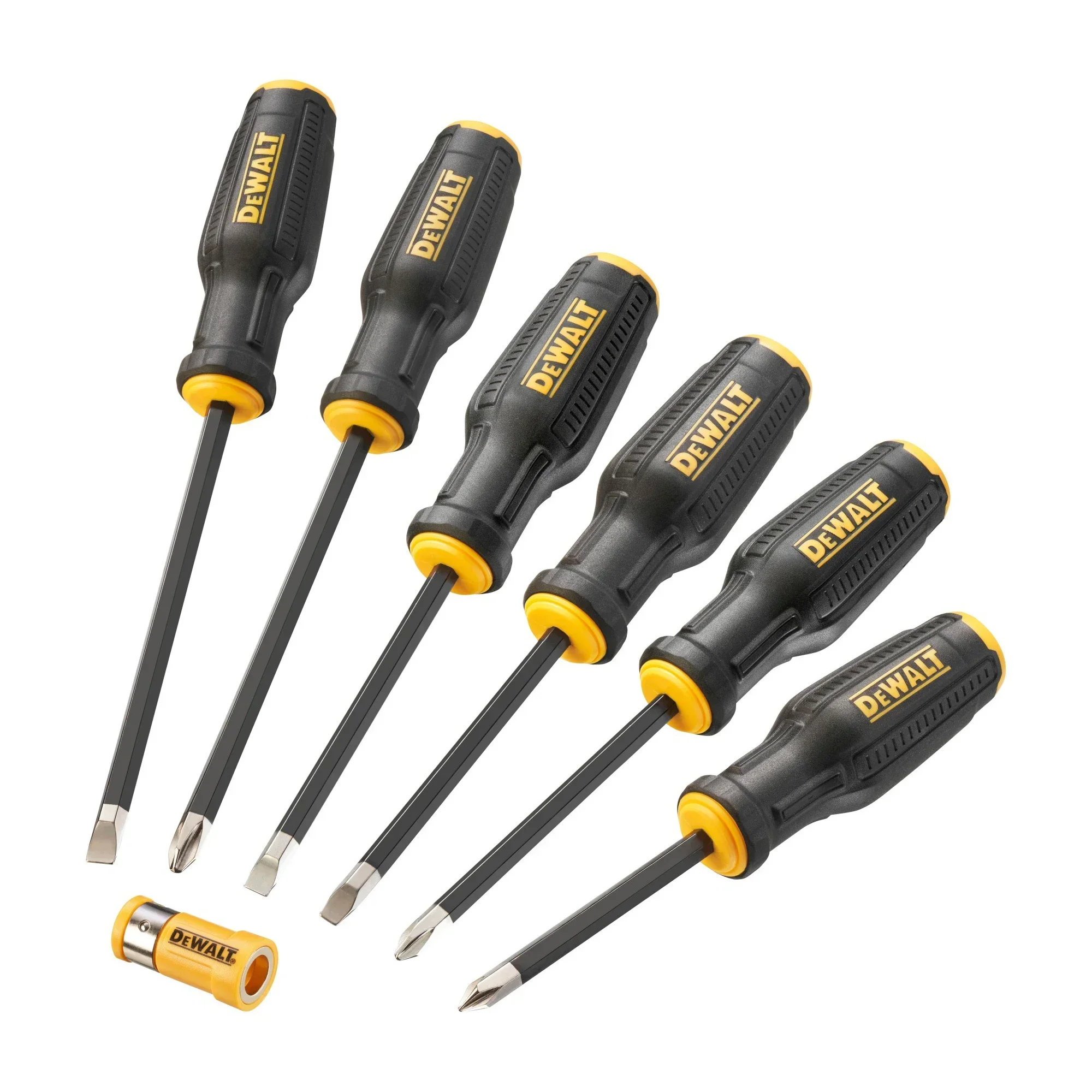 DEWALT DWHT62056-0 تلميح مفك مجموعة 6 قطعة تلميح عدم الانزلاق مقبض أداة اليد العملية مجموعة DWHT62056 #5