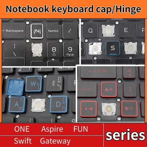 Клавиатура для Acer Nitro 5 Jingqunya (замена клавиш и шарниров)