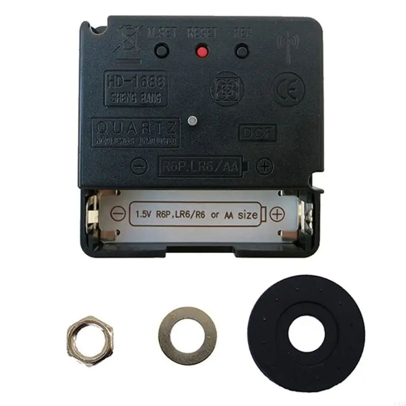 L43A German for Time Zone DCF Radio Controlled Silent Wall Clock Movement Mechanism DIY