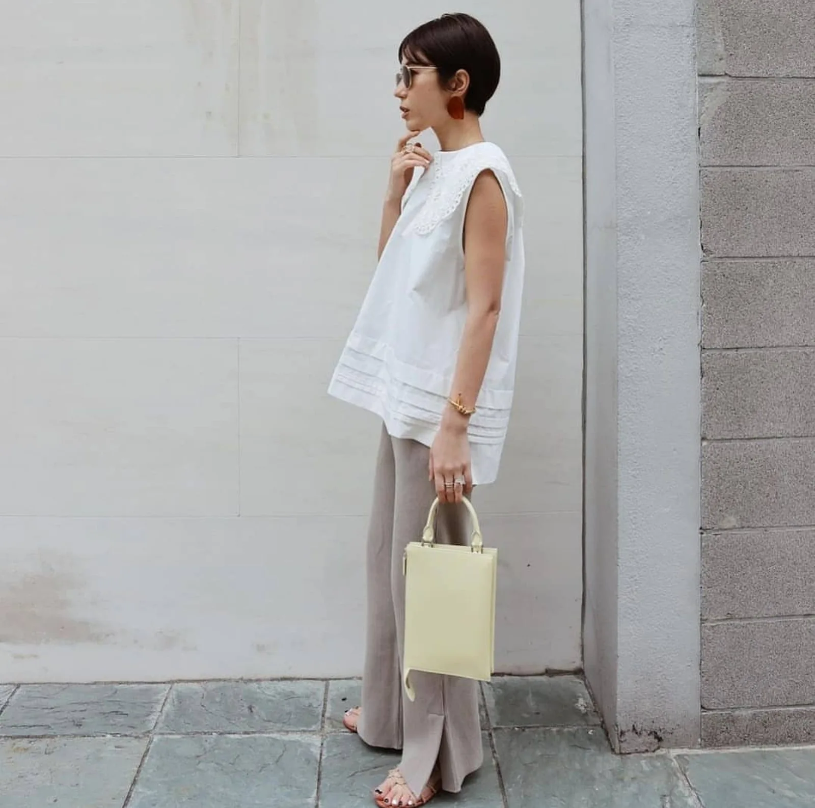 

Gagarich, новая весенняя коллекция, японская ретро-стиль во французском стиле, художественный темперамент, романтическая рубашка, свободный силуэт, топ