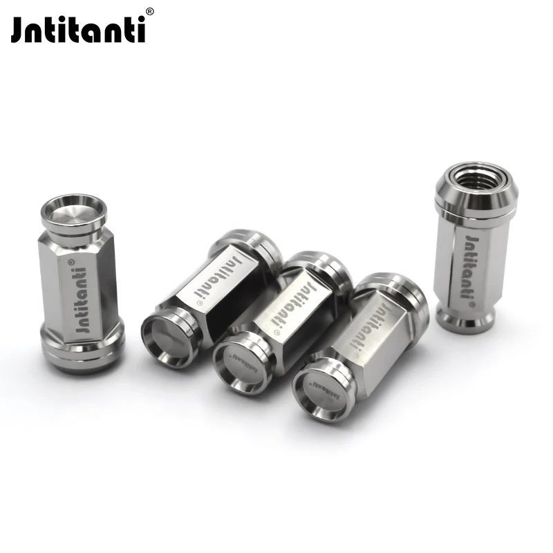 

Jntitanti M12*1.25*45mm floating washer racing cone seat Gr.5 titanium lug nut titanium nut for Nissan,Greatwall,Geely,Subaru
