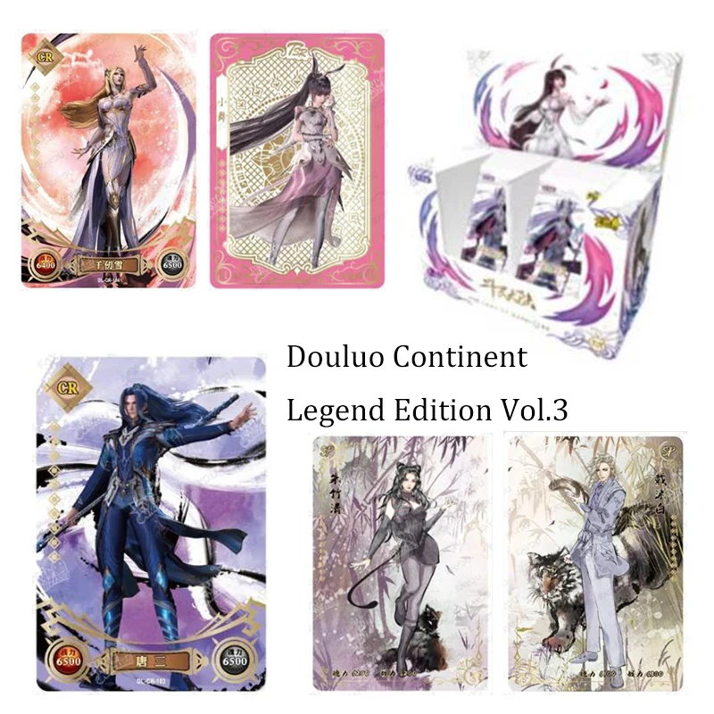 Kayou Official Soul Land Legend Version W3 Trading Cards Booster Box Tang San Xiao Wu Soul Spirit Anime Premium Collectible