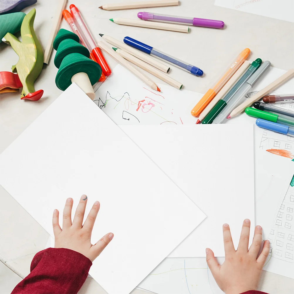 150 قطعة من ورق البطاقات الثقيل الأبيض مقاس A5 لوحة رسم سميكة يمكنك صنعها بنفسك ورق صنع البطاقات للبالغين