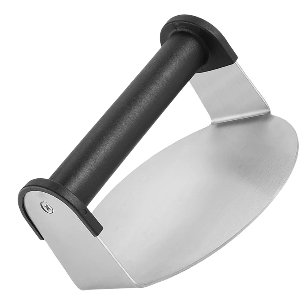 

430 Stainless Steel Round Burger Smasher Smooth Non-Stick Patty Press Manual Meat Press Bbq Hamburger Mold for Grilling