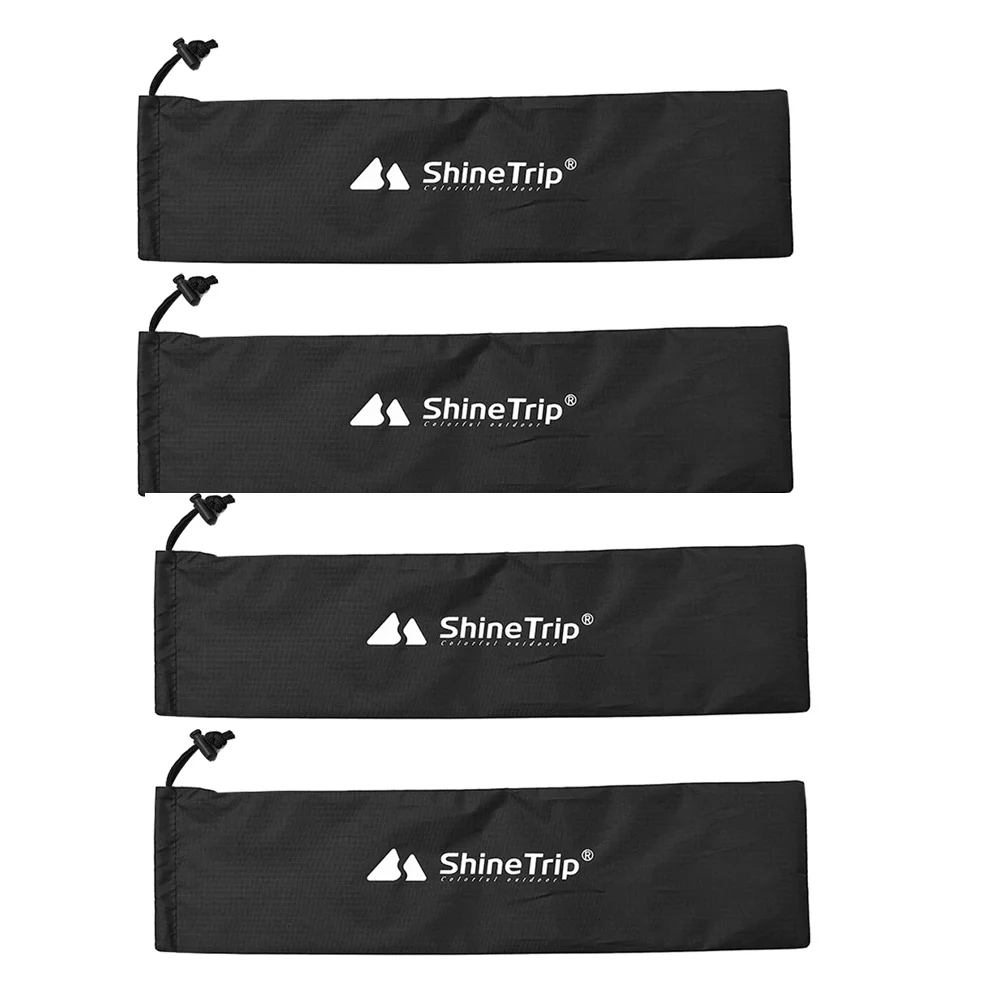 

4 Pcs Portable Fishing Rod Bag Trekking Pole Practical Camping Cloth Tent Wear-resistant