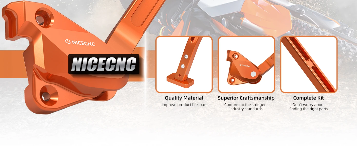 NICENC Für KTM SX-F 450 2016-2025 25MM Verstellbarer Seitenständer für KTM SX 250 SX-F 350 GasGas MC350F Husqvarna FC350 – Detail 3
