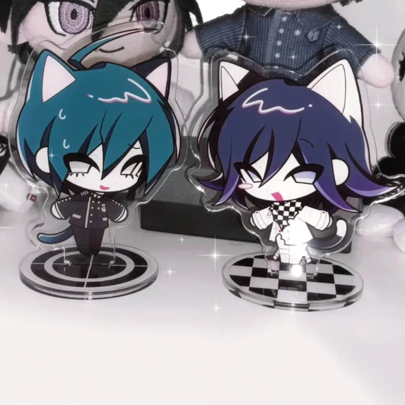 

Game Danganronpa V3 Killing Harmony Saihara Shuichi Kokichi Oma Cosplay Figure Stand Acrylic Standing Plate Ornament Accessories