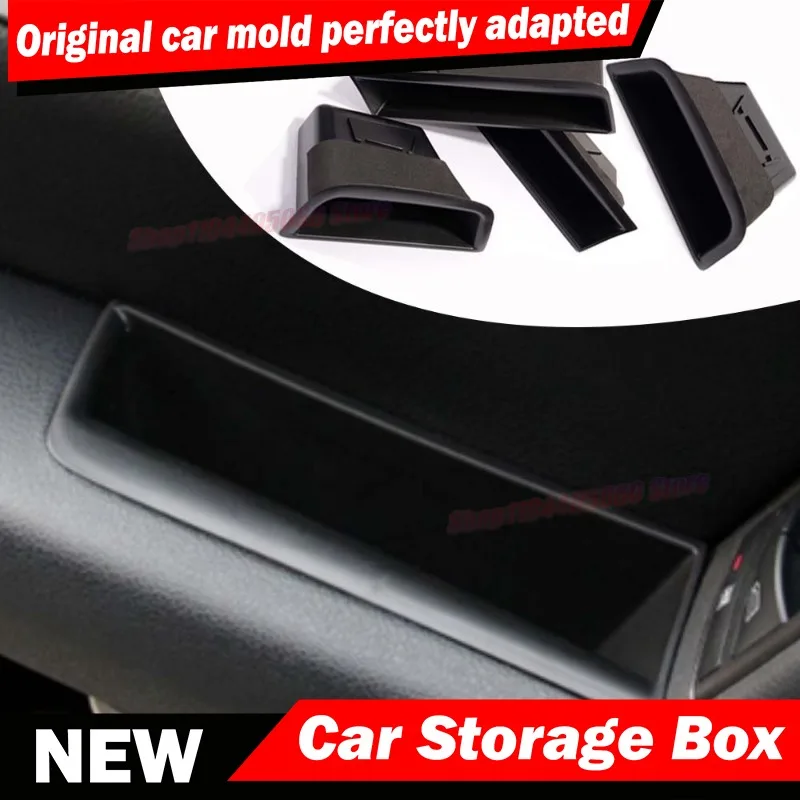 Car Door Handle Storage Box Organizer Container Holder Tray Fit For Mercedes Benz C Class W204 2008-2014 Auto Accessories