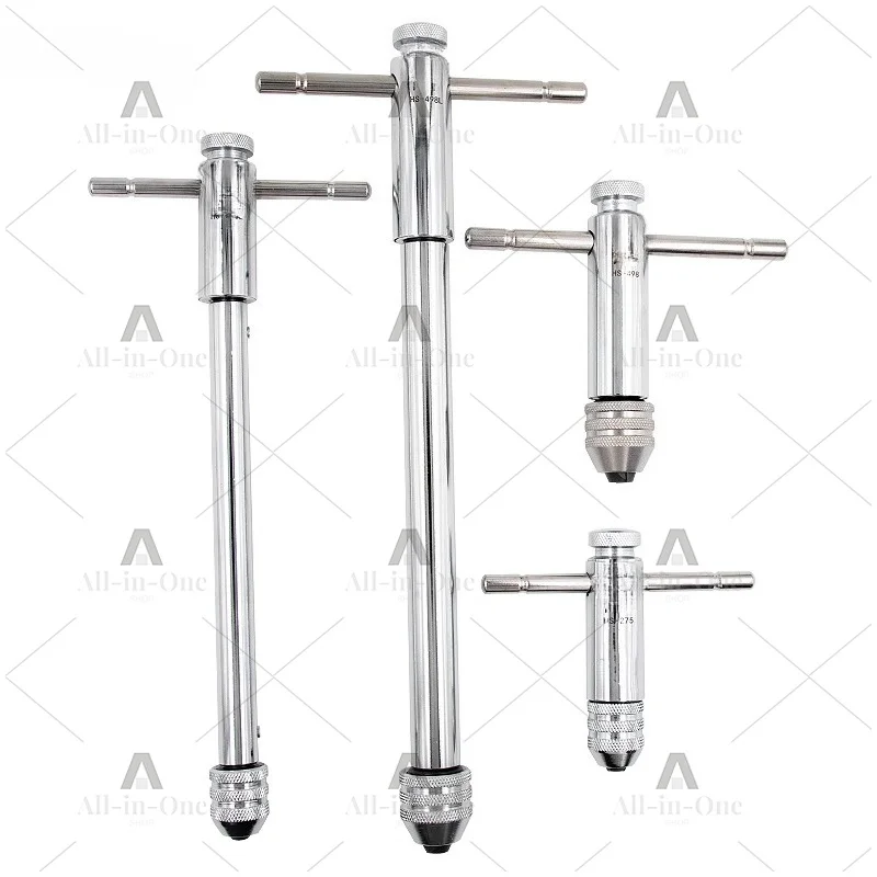 Hand Tap Wrench Manual  Artifact Chuck Extended Adjustable Ratchet