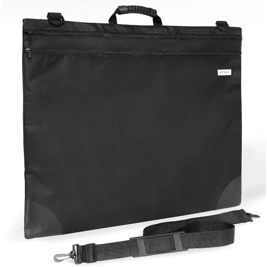 Large Soft Art Storage Folder for Artwork Organization 20 x 26 Inches Black Ideal for Artists and Creatives to Safely Store and